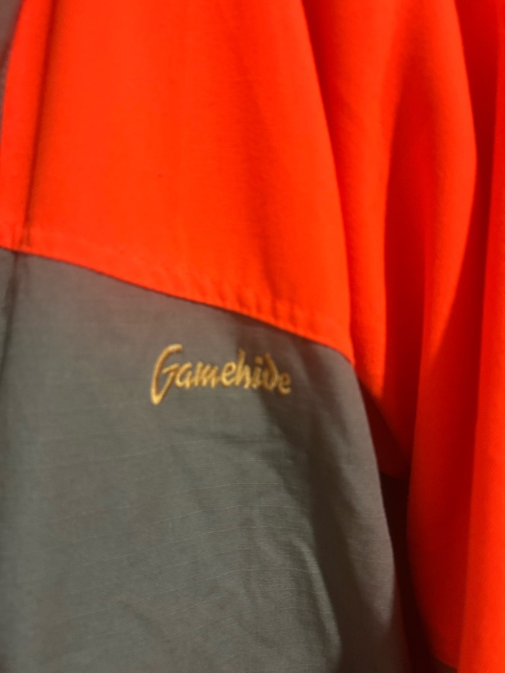 Hunting Jacket Gamehide Hunting Sportsman Orange Brown Long Sleeve Size Large - Picture 6 of 6